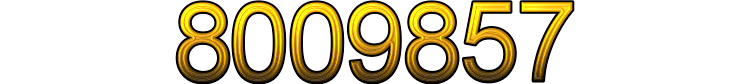 Number 8009857