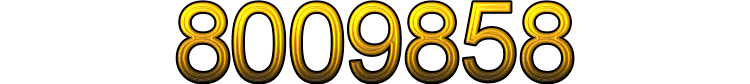 Number 8009858
