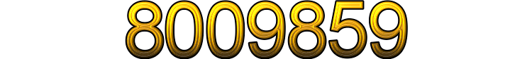 Number 8009859