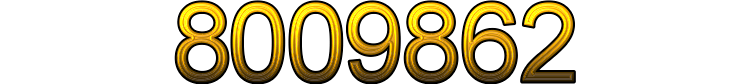 Number 8009862