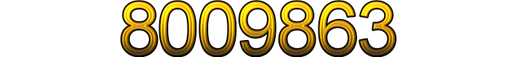 Number 8009863