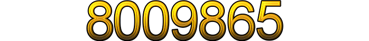 Number 8009865