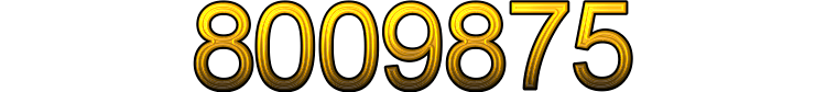 Number 8009875