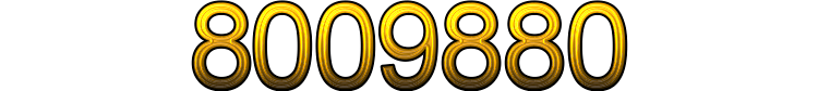 Number 8009880