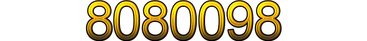 Number 8080098