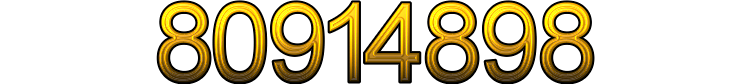 Number 80914898
