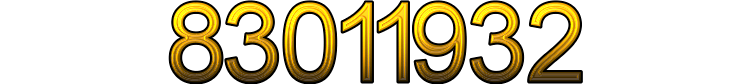 Number 83011932