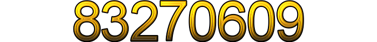 Number 83270609