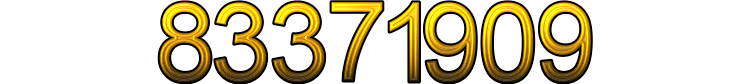 Number 83371909