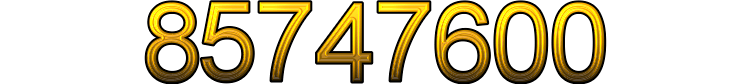 Number 85747600