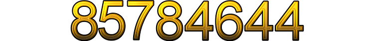 Number 85784644