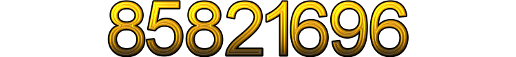 Number 85821696
