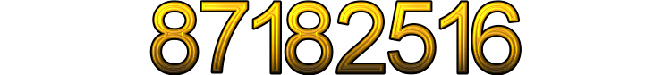 Number 87182516