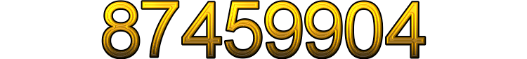 Number 87459904