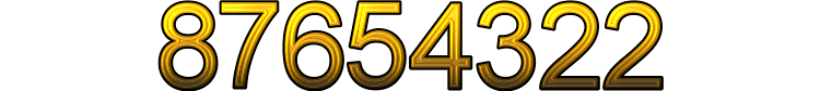 Number 87654322