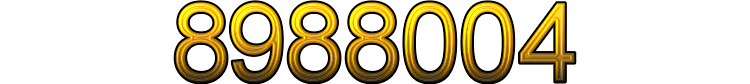 Number 8988004