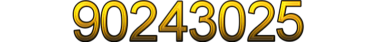 Number 90243025
