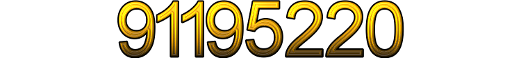 Number 91195220