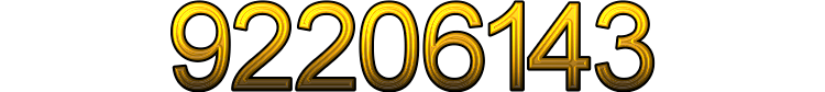 Number 92206143