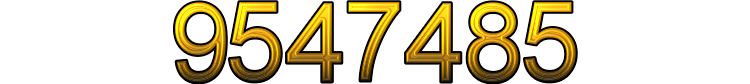 Number 9547485