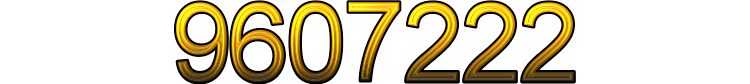 Number 9607222 Number 9607222