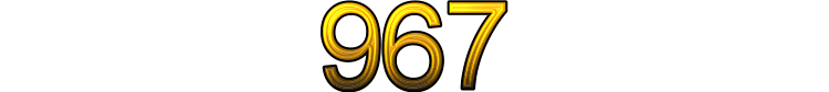 Number 967