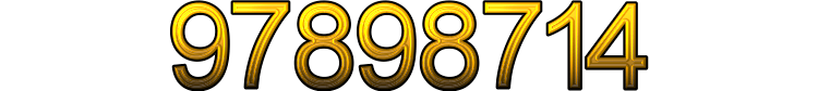 Number 97898714