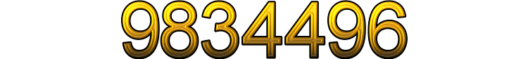 Number 9834496