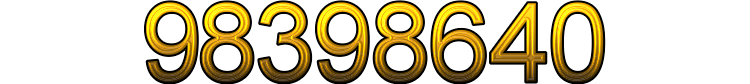 Number 98398640