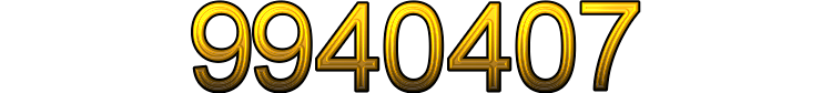 Number 9940407