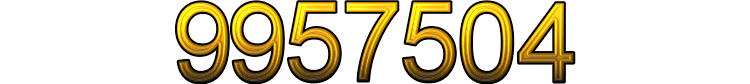 Number 9957504 Number 9957504