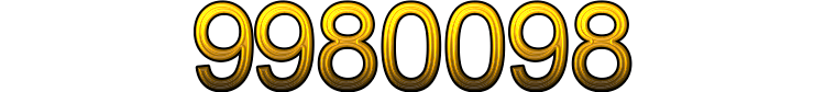 Number 9980098