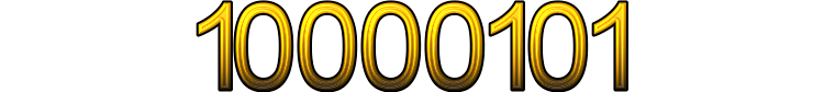 Numeris 10000101