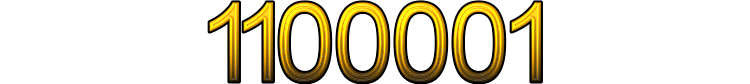 Numeris 1100001