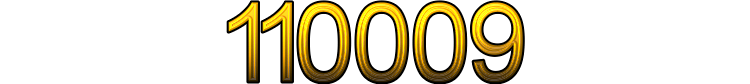 Numeris 110009