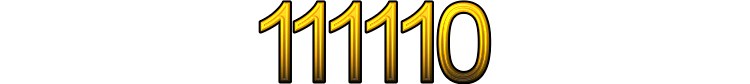 Numeris 111110