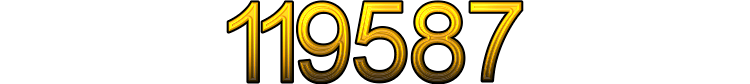 Numeris 119587
