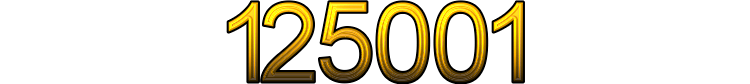 Numeris 125001