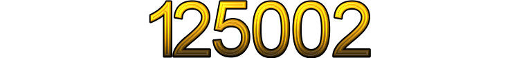 Numeris 125002