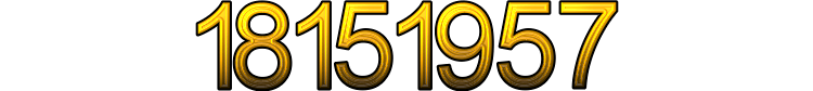 Numeris 18151957