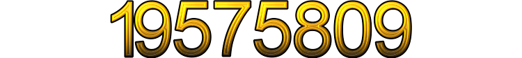 Numeris 19575809