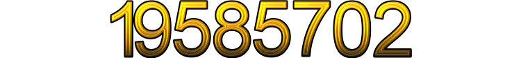 Numeris 19585702