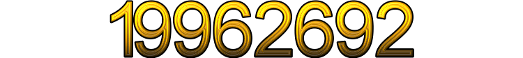 Numeris 19962692