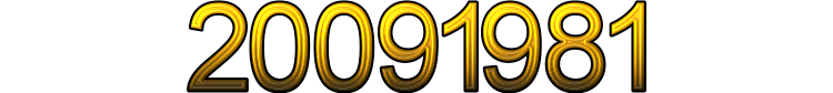 Numeris 20091981