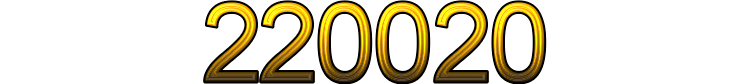 Numeris 220020