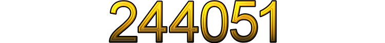 Numeris 244051