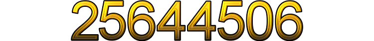 Numeris 25644506