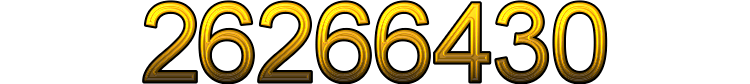 Numeris 26266430