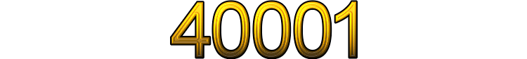 Numeris 40001