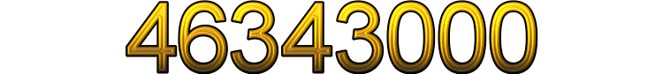 Numeris 46343000